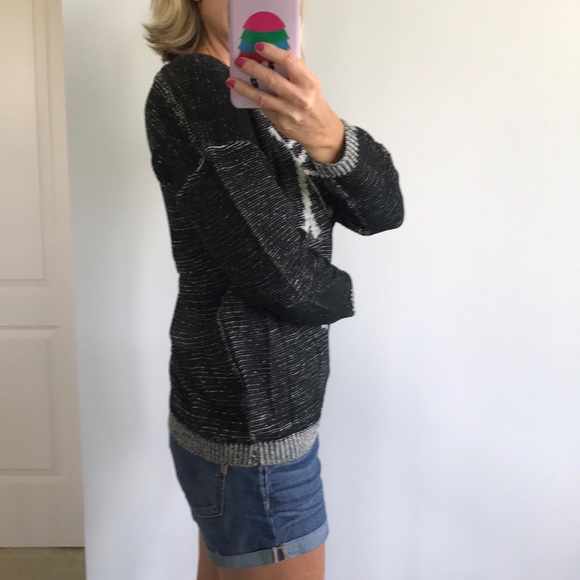 Black & White Owl Sweater - Picture 5 of 8